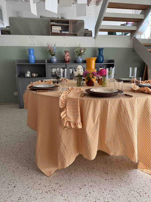 Tovaglia Gingham Ocra