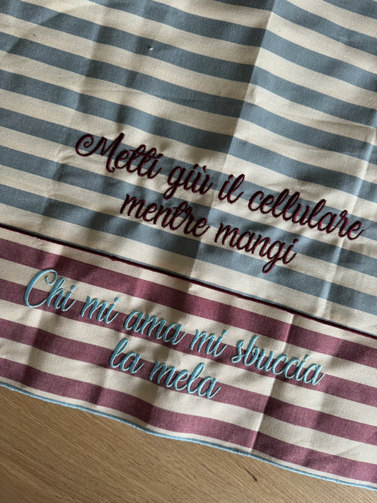 Tovaglietta “Se mi ami…”