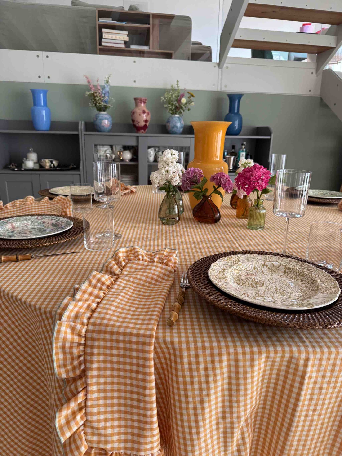 Tovaglia Gingham Ocra