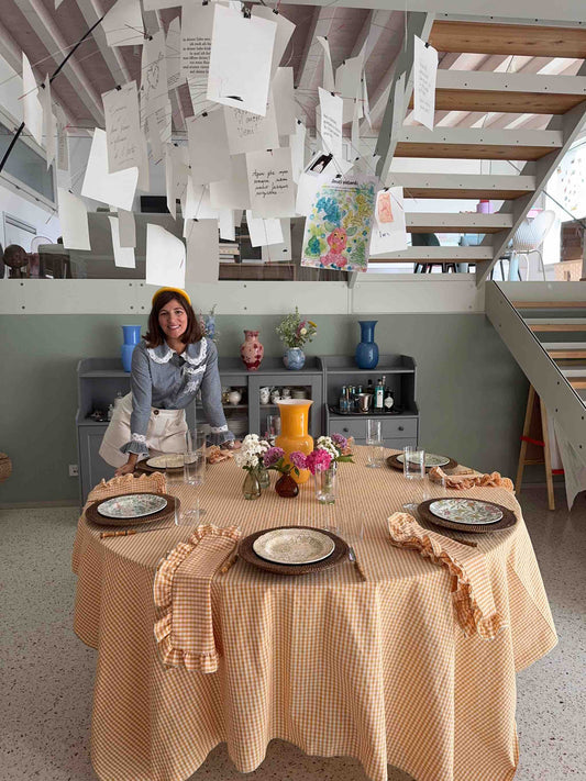 Tovaglia Gingham Ocra