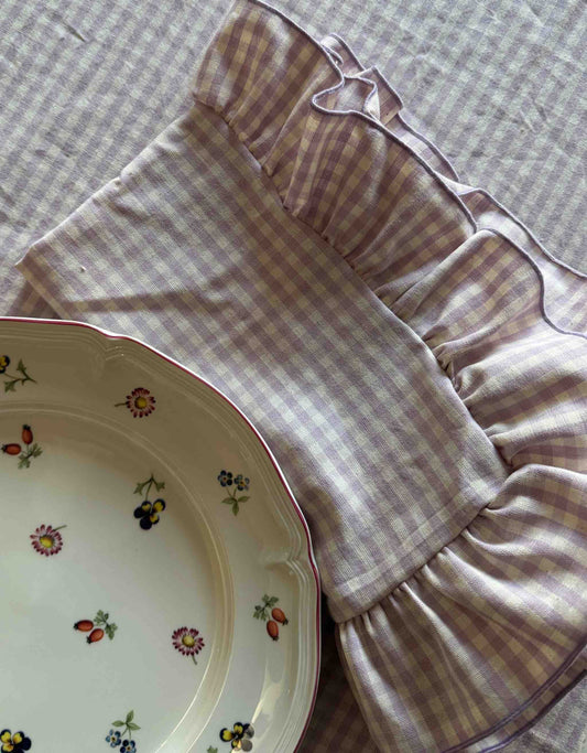 Tovagliolo Vichy lilla